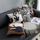 Axyaa Geometric Pattern Pillowcase Cojines 45X45 for Home Decor and Comfort