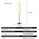 Axyaa Rotating Leaves LED Floor Lamp: Modern Nordic Style for Living Room, Bedroom, Study