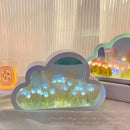 Axya Tulip Cloud Sea Flowers Night Light, Lovers Gift & Desktop Decoration.