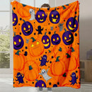 Axyaa Cartoon Cute Halloween Gift Flannel Sofa Blanket