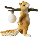Axyaa Resin Squirrel Table Lamp: Cute LED Night Light Gift for Children