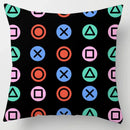 Axyaa Gamer Grip Square Pillowcase | Anime Style | TV Game Fan | 45x45 Cushion Cover