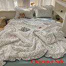 Axyaa Cloud Kapok Knit Cotton Summer Quilt Set