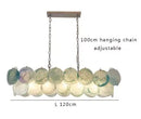Axyaa Colorful Glass Chandelier for Home and Hotel Lighting.