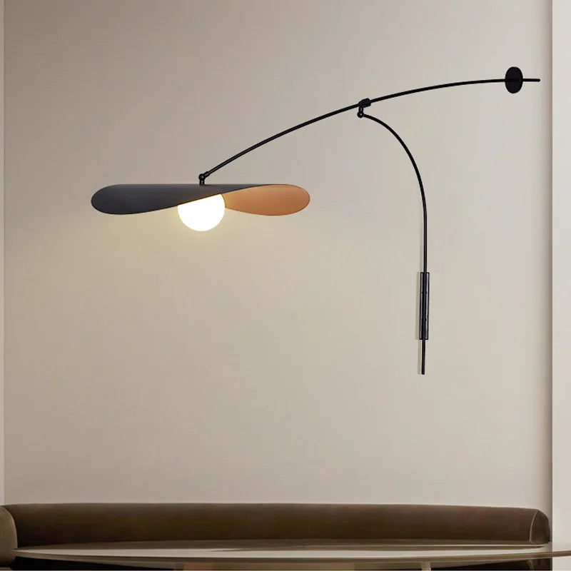 Axyaa Scandinavian Design Adjustable Wall Lamp for Living Room Study Bedroom
