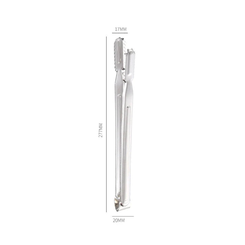Axyaa Stainless Steel Food Tongs for Kitchen Cooking and Barbecue