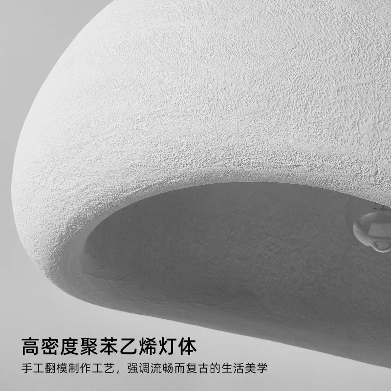 Axyaa Modern Japanese Wabi Sabi Chandelier for Dining and Living Room, E27 Pendant Light