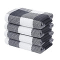 Axyaa Waffle Weave Kitchen Towel Set Absorbent Cleaning Cloth Cotton Dishcloth