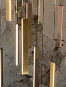 Axyaa Nordic Chandelier for Indoor Living Room Decor - Elegant Villa Staircase Pendant Lighting