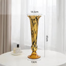 Axyaa Tall Glass Vase: Modern Living Room & Hotel Decoration