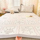 Axyaa Ice Silk Bed Mat Set: Cool & Breathable Sleeping Essentials