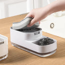 Axyaa Automatic Liquid Soap Dispenser Kitchen Bath Accessories Storage Box Sponge Brush