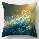 Axyaa Blue Sky Grass Sofa Pillow Case Set, 17.7", Single-Sided Print