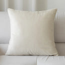 Axyaa Beige Yarn-Dyed Headboard Pillowcase for Living Room - 45X45