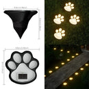 Axyaa Solar Dog Paw Stairs Light Outdoor Garden Decoration