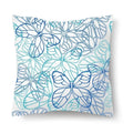 Axyaa Flower Print Nordic Pillowcase - 45x45CM Decorative Sofa Cushion Cover