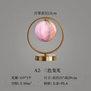 Axyaa Gold Moon Ball LED Table Lamp: Nordic Modern, Dimmable, Bedroom Bedside Desk Light