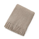 Axyaa Nordic Knitted Throw Blanket for Cozy Home and Hotel Decor