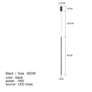 Axyaa Slim Pendant Lights: Bedroom & Living Room Hanging Lamp, Bedside Suspension