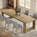 Axyaa Modern 86.61-Inch Dining Table for 6-8 People, Narrow Long Kitchen Table