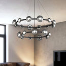 Axyaa LED Ceiling Chandelier for Modern Interior Lighting