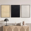 Axyaa 3-Piece Geometric Abstract Wall Art Set