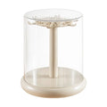 Axyaa Rotating Display Box for Labubu Pendant, Large Capacity, Dustproof Doll Blind Box Case