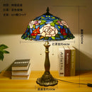 Axyaa Dragonfly Tiffany Table Lamp Glass Art Decor LED Luminaria