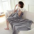 Axyaa Cotton Bath Towel Shawl Sofa Blanket 90X180 Terry Towel