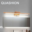 Nordic Wood LED Mirror Lights for Modern Bathroom and Dressing Room by Axya