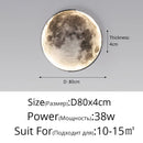 Axyaa Modern Nordic Moon Earth LED Wall Lamp for Stylish Home Decor