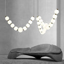 Modern Home Decor LED Pendant Light by Axyaa: Chandeliers for Living and Dining Room