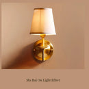 Axyaa Copper Wall Lamp for Living Room Bedroom Aisle Staircase Balcony Office