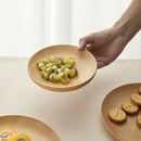 Axya Solid Wood Kitchen Dining Set - 1PC Wooden Plates Tableware for Home
