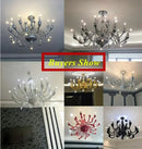 Axyaa Romantic Swan Pendant Chandelier for Elegant Living Spaces