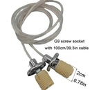 Axyaa Pack of G9 Ceramic Lamp Holders - Halogen Light Bulb Base Socket