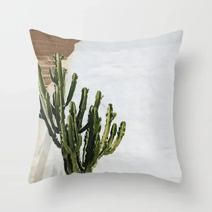 Axyaa Plant Pattern Pillowcase 45*45cm for Home Office Decor