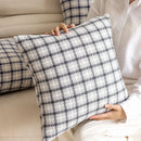 Axyaa Christmas Plain Sofa Pillowcase Cojines Double-Sided Throw Cushion Cover