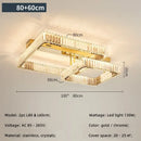 Axyaa Crystal Ceiling Lights: Modern Dimmable Luxury for Living Room & Bedroom