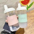 Axyaa Pearl Milk Tea Straw Bottle: Cute, Large Capacity, Drop-proof Juice Cup