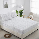 Axyaa Fashion Print Mattress Protector Set for All Seasons