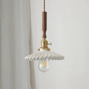 Axyaa Copper Ceramic LED Pendant Light with Knob Switch Fixtures
