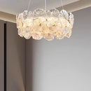 Axyaa Petal-Style Cream Chandelier for Luxe Living Room & Bedroom