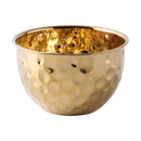 Axyaa Stainless Steel Hammered Salad Bowl for Kitchen Tableware Mixing Basket
