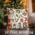 Christmas-themed Cushion Covers by Axyaa - Perfect for Sofa, Bedroom, Car Decor