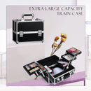 Axyaa Professional Nail & Makeup Suitcase with 6 Trays and Keys