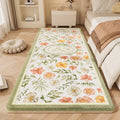 Axyaa Plush Pastoral Bedroom Carpet: Soft & Non-slip Rug for Home Decor