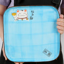 Axya Lucky Cat Ceramic Square Plate - 10.5-inch Western Food Dish