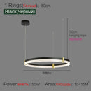 Axyaa Minimalist Circular Pendant Lights: Luxury Acrylic Lamps for Stylish Living Spaces