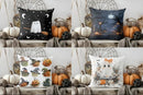 Axyaa Starry Night Ghost Riding Broomstick Cushion Cover for Sofa, Bedroom, Car.